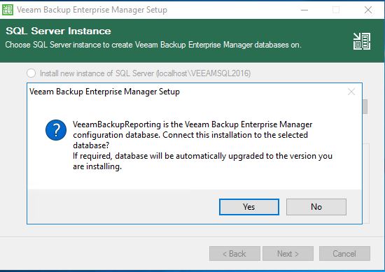 Veeam Backup Enterprise Manager Setup